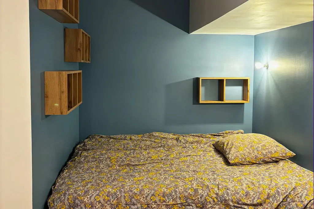 Chambre bleue du Studio Bleue de la rue du Trichon